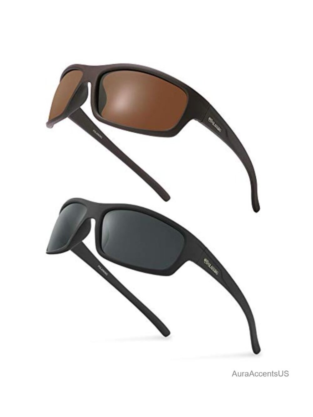 POLARKING Polarized Sport Sunglasses for Men Women UV400 Square